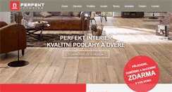 Desktop Screenshot of perfektinterier.cz